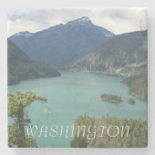 Nationaal park Washington State North Cascades Stenen Onderzetter (Voorkant)