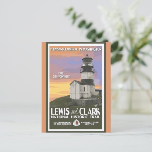  nationaal park Washington Travel Briefkaart (Staand voorkant)