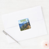 Nationaal Park Washington  Vierkante Sticker (Envelop)
