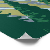 Nationaal park Washington Vintage Noord-Cascades Poster (Hoek)