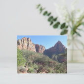 Nationaal Park Watchman Zion Briefkaart (Staand voorkant)