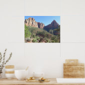 Nationaal Park Watchman Zion Poster (Keuken)