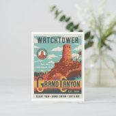 Nationaal park Watchtower Briefkaart Grand Canyon (Staand voorkant)