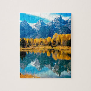 Nationaal park Water Autumn Grand Teton Legpuzzel