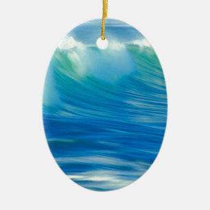 Nationaal Park Water Emerald Wave Keramisch Ornament