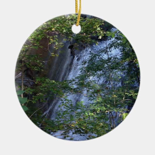 Nationaal park Waterfall Cuyahoga Keramisch Ornament (Voorkant)