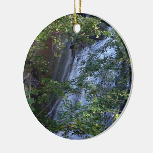Nationaal park Waterfall Cuyahoga Keramisch Ornament (Links)