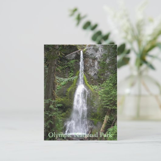 Nationaal park Waterfall Travel Foto Briefkaart (Staand voorkant)