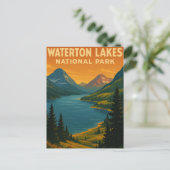 Nationaal park Waterton Lakes Briefkaart (Staand voorkant)