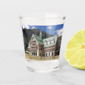 Nationaal Park Waterton Lakes, Canada Shot Glas (Voorkant)