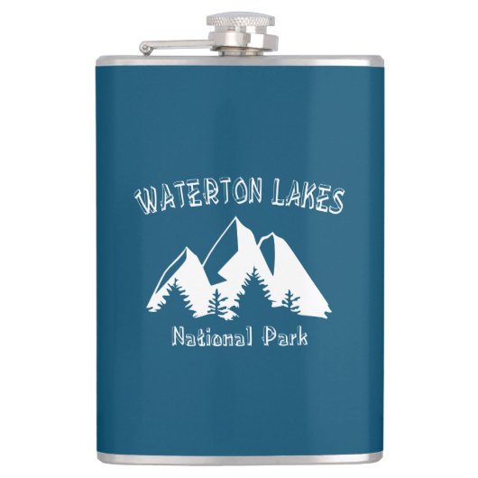 Nationaal park Waterton Lakes Heupfles (Voorkant)