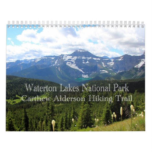 Nationaal park Waterton Lakes Kalender (Hoes)