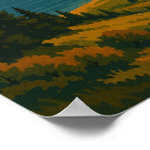 Nationaal park Waterton Lakes Poster (Hoek)
