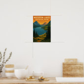 Nationaal park Waterton Lakes Poster (Keuken)