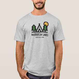 Nationaal park Waterton Lakes T-shirt