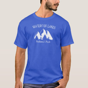 Nationaal park Waterton Lakes T-shirt