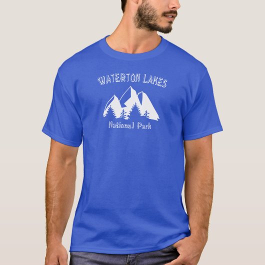 Nationaal park Waterton Lakes T-shirt (Voorkant)