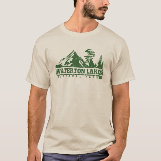 Nationaal park Waterton Lakes T-shirt (Voorkant)
