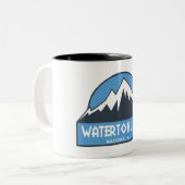 Nationaal park Waterton Lakes Tweekleurige Koffiemok (Voorkant links)