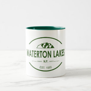 Nationaal park Waterton Lakes Tweekleurige Koffiemok