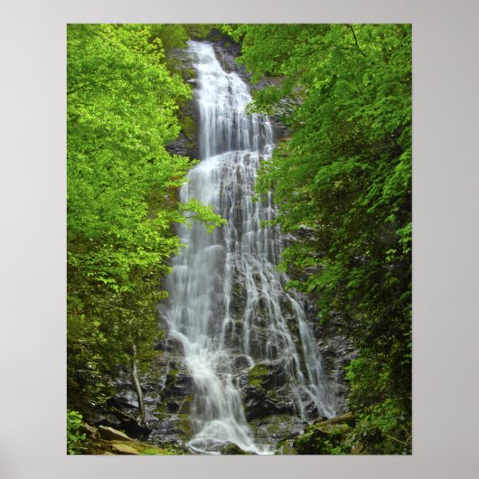 Nationaal park Waterval Great Smokey Mountain Poster (Voorkant)