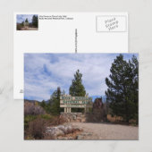 Nationaal park West Entrance Rocky Mountain Briefkaart (Voorkant / Achterkant)