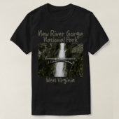 Nationaal Park West Virginia T-shirt New River Gor (Design voorkant)