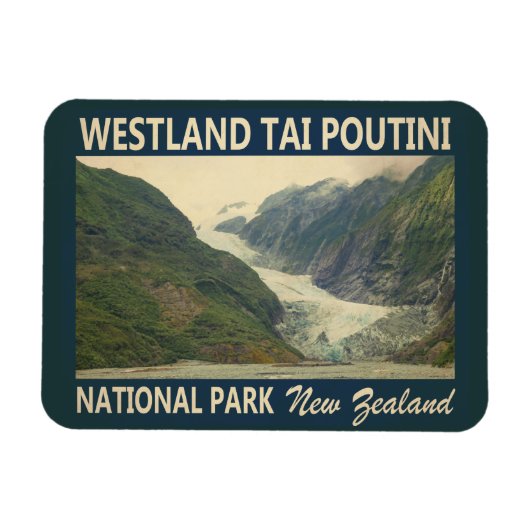 Nationaal Park Westland Tai Poutini Nieuw-Zeeland Magneet (Horizontaal)