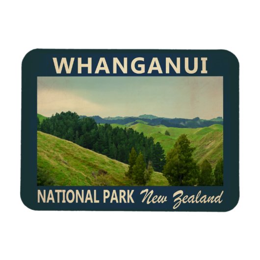 Nationaal park Whanganui Nieuw-Zeeland  Magneet (Horizontaal)