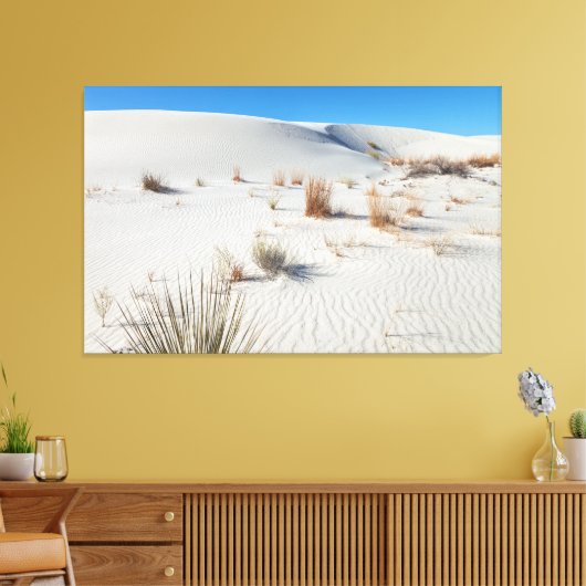 Nationaal park White Sand Canvas Afdruk (Insitu (Woonkamer))