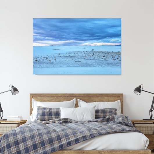 Nationaal park White Sand Canvas Afdruk (Insitu (Slaapkamer))