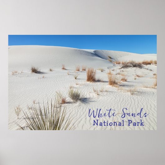 Nationaal park White Sand Poster (Voorkant)