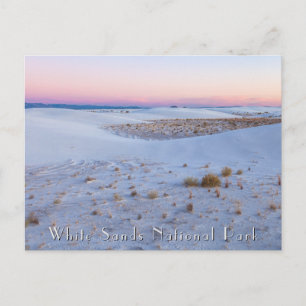 Nationaal park White Sands Adembenemend uitzicht Briefkaart