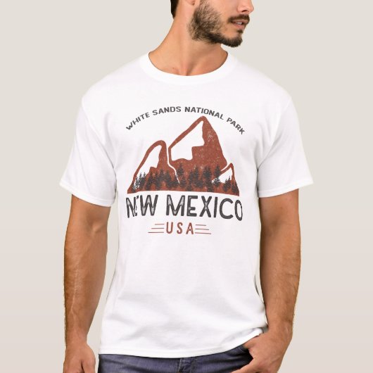 Nationaal park  White Sands T-shirt (Voorkant)