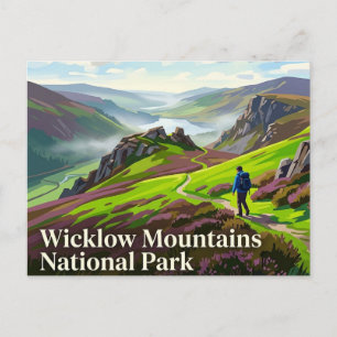 Nationaal park Wicklow Mountains Ierland Briefkaart