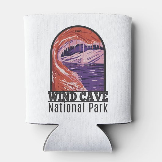 Nationaal park Wind Cave South Dakota  Blikjeskoeler (Achterkant)