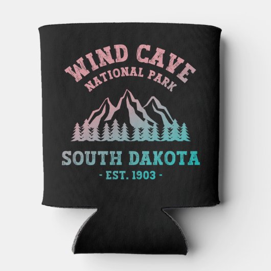 Nationaal park Wind Cave South Dakota Blikjeskoeler (Achterkant)