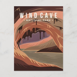 Nationaal park Wind Cave South Dakota Briefkaart
