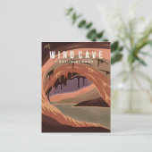 Nationaal park Wind Cave South Dakota  Briefkaart (Staand voorkant)