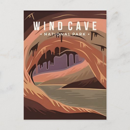 Nationaal park Wind Cave South Dakota  Briefkaart (Voorkant)