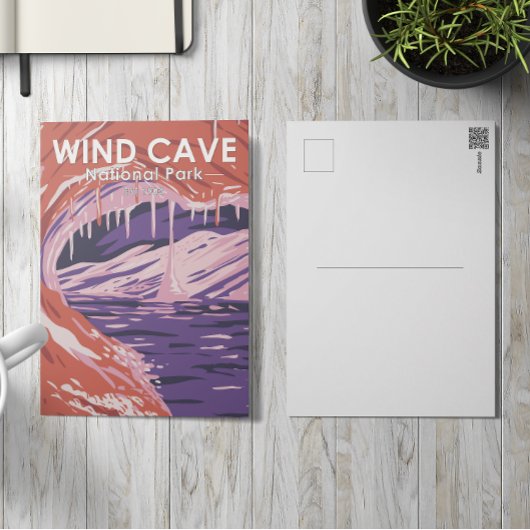 Nationaal park Wind Cave South Dakota  Briefkaart