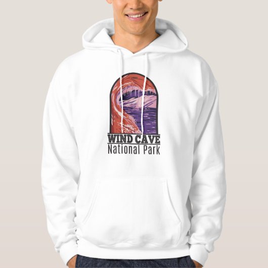 Nationaal park Wind Cave South Dakota  Hoodie (Voorkant)