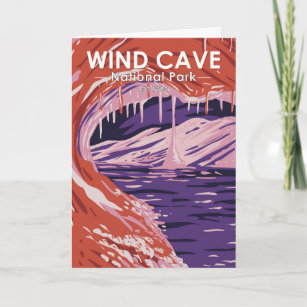 Nationaal park Wind Cave South Dakota  Kaart