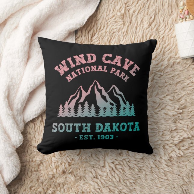 Nationaal park Wind Cave South Dakota Kussen (Deken)