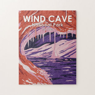 Nationaal park Wind Cave South Dakota  Legpuzzel