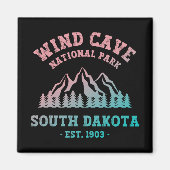 Nationaal park Wind Cave South Dakota Magneet (Voorkant)