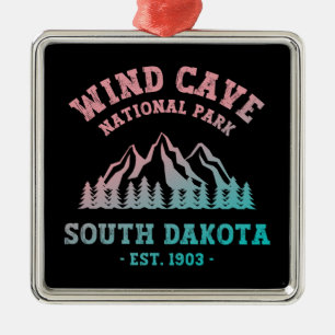 Nationaal park Wind Cave South Dakota Metalen Ornament