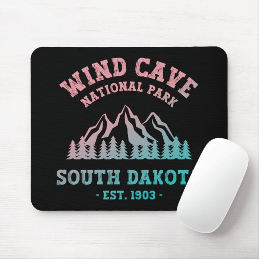 Nationaal park Wind Cave South Dakota Muismat (Met muis)