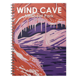 Nationaal park Wind Cave South Dakota  Notitieboek