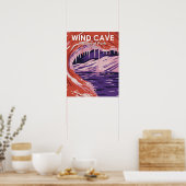 Nationaal park Wind Cave South Dakota  Poster (Keuken)